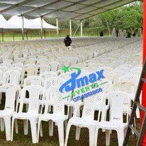 Clean White Plastic  Seat Hiring